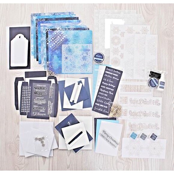 Crafters Companion Winter Crafting Kit 530 Pieces Paper Kit Card Making $129 NEW - Picture 5 of 8